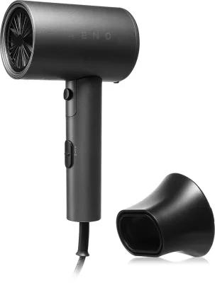 Фен для волос Aeno HD2 с регулировкой температуры, с насадками, 1 шт
