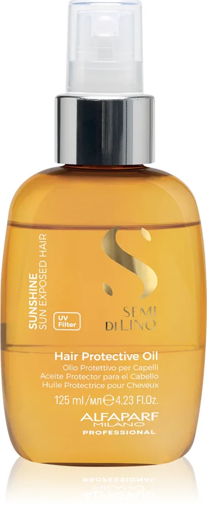 Alfaparf Milano Semi di Lino Sunshine - Защитное масло для волос, подверженных воздействию вредного излучения солнца, 125 мл