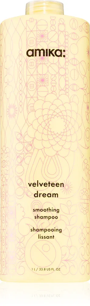 amika Velveteen dream - шампунь, устойчивый к влажности в воздухе, сглаживающий, 1000 мл