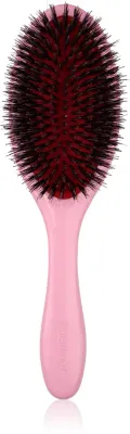 Щётка для волос Denman Style D81M Style and Shine Brush плоская, со щетиной кабана и нейлона, 1 шт Pink Crush