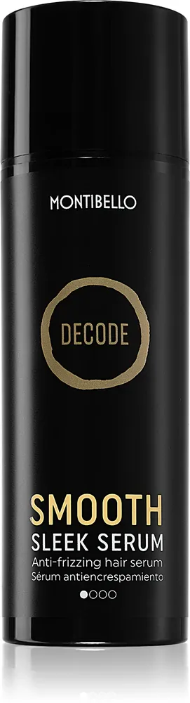 Montibello Decode Smooth Sleek Serum - Восстанавливающая сыворотка для непослушных и пушистых волос с мгновенным действием, 150 мл