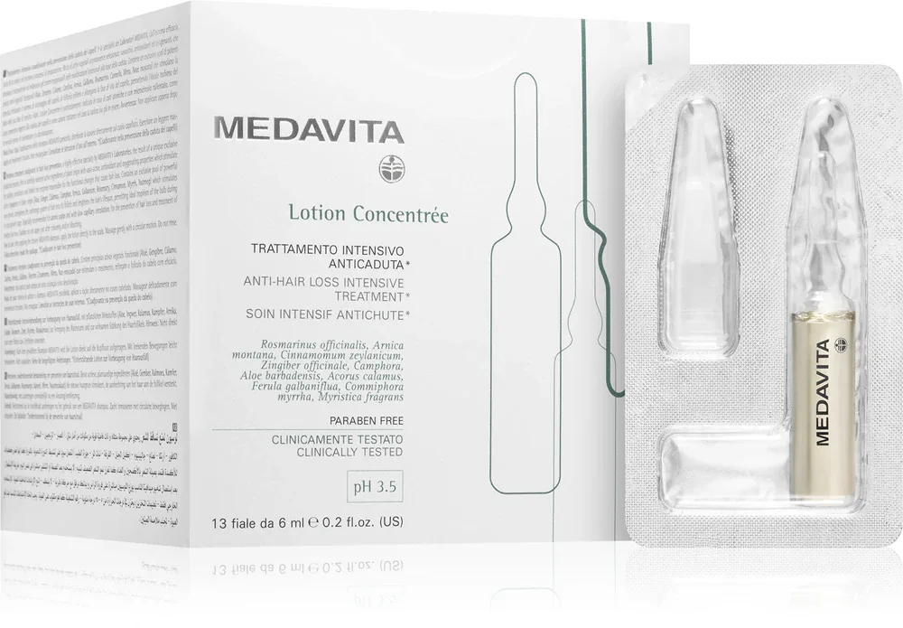 Medavita Lotion Concentree - Курс по уходу против выпадения волос, 13 мл