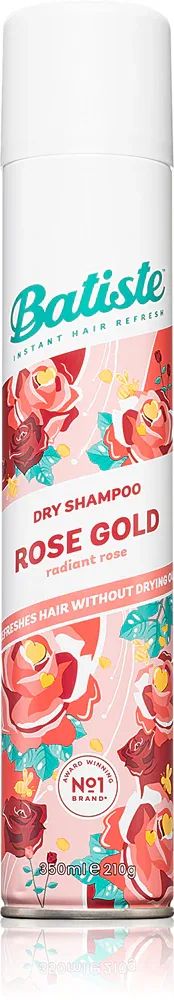 Сухой шампунь для волос Batiste Rose Gold для всех типов волос, 350 мл