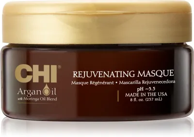 CHI Argan Oil Rejuvenating Masque - Питательная маска для сухих и поврежденных волос, 237 мл