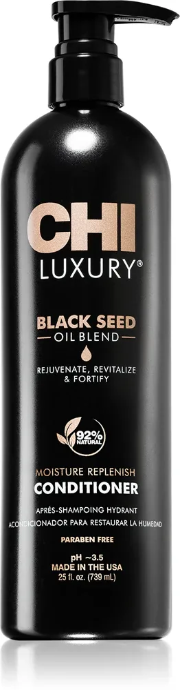 CHI Luxury Black Seed Oil Moisture Replenish Conditioner - Увлажняющий кондиционер для легкого расчесывания волос