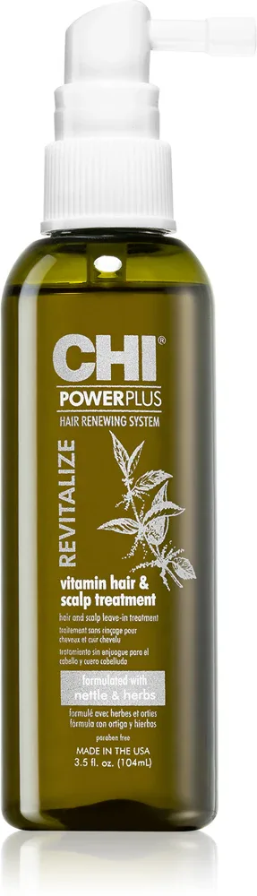 CHI Power Plus Revitalize - Уход без смывания для волос и кожи головы, 104 мл