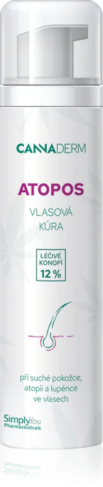 Cannaderm Atopos Sensitive scalp treament - Интенсивный уход для раздраженной кожи головы, 100 мл