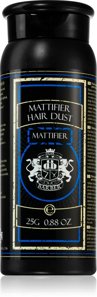 Dear Barber Mattifier Hair Dust - Пудра для волос для мужчин, 25 г
