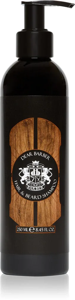 Dear Barber Shampoo - шампунь для волос и бороды для мужчин, 250 мл