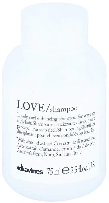 Davines Love Almond - шампунь для кудрявых волос, 75 мл