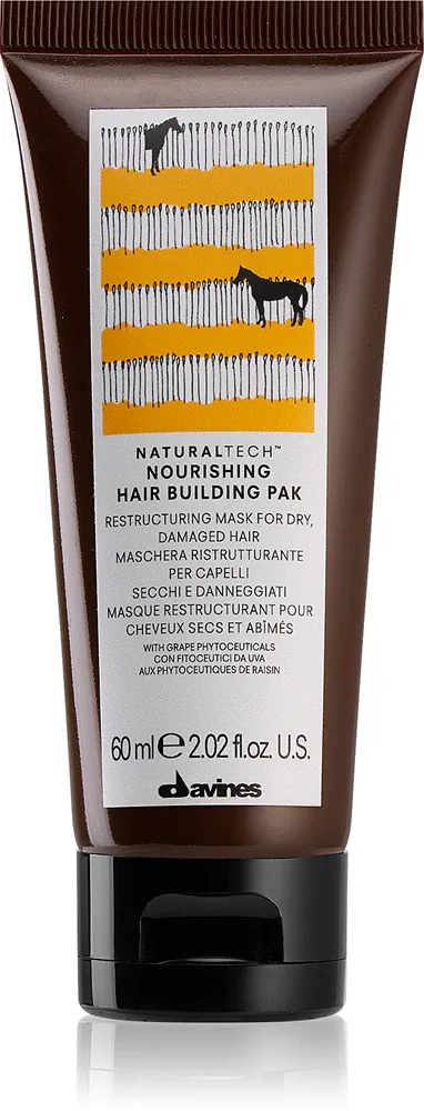 Маска для волос Davines Naturaltech Nourishing питательная, для сухих и повреждённых волос, 60 мл