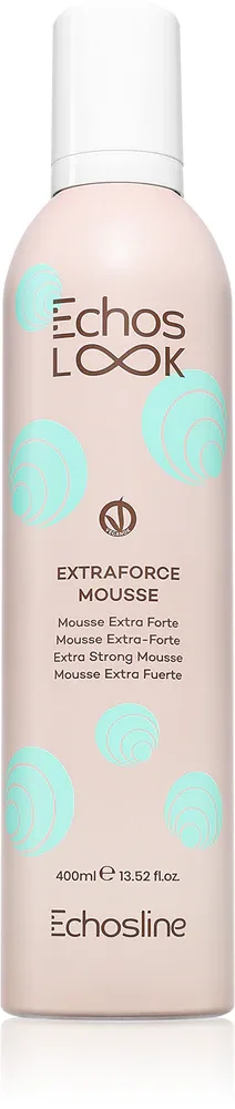 Echosline Extraforce Mousse - Пена для придания гладкости с сохранением большого объема волос, 400 мл