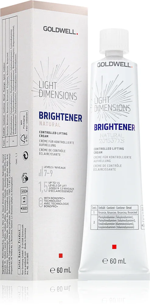 Goldwell Light Dimensions Brightener - Крем для волос, осветляющий, 60 мл, оттенок Natural