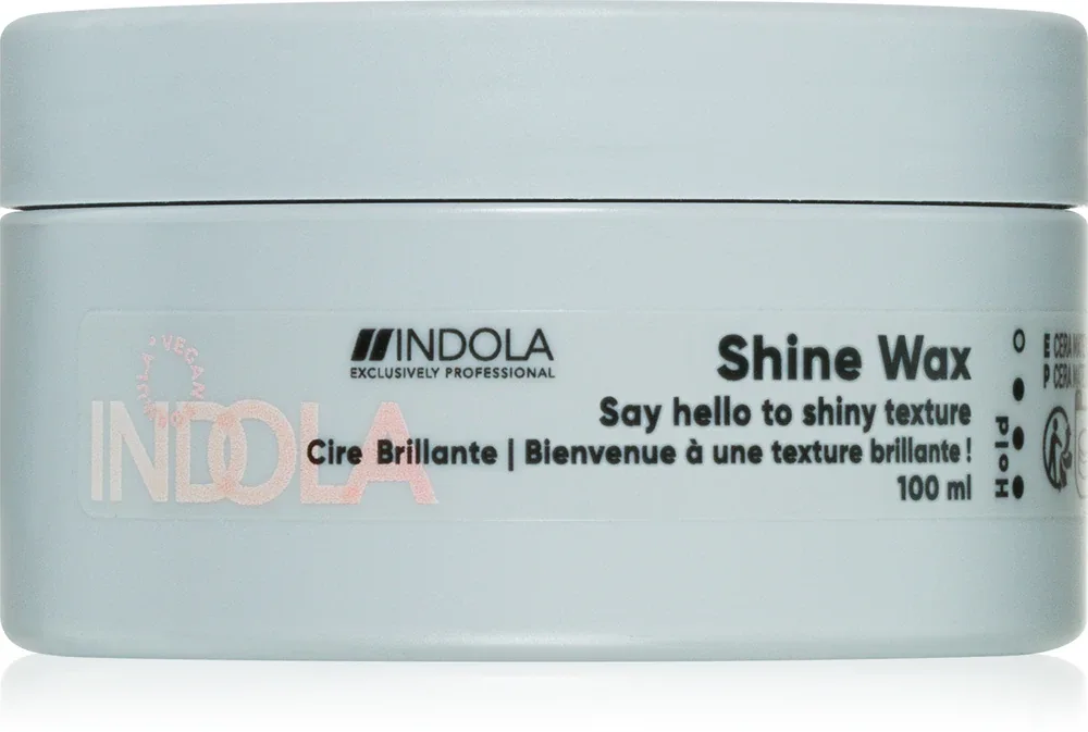 Indola Shine Wax - Воск для стайлинга для блеска, 100 мл