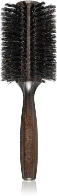 Щётка для волос круглая Janeke Bobinga Wood Hair-Brush 70 mm со щетиной кабана 23 cm, 1 шт