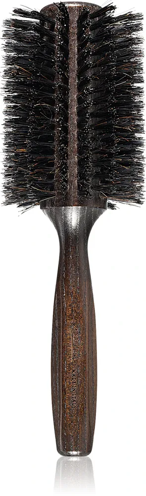 Щётка для волос круглая Janeke Bobinga Wood Hair-Brush 70 mm со щетиной кабана 23 cm, 1 шт
