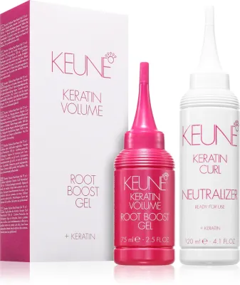 Keune Keratin Volume - Набор косметики для волос, придающий объем и жизненную силу для всех типов волос, 22 шт