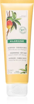 Klorane Mango Leave-in Cream Dry Hair - Крем без смывания питание и увлажнение, 125 мл