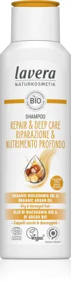 Lavera Repair & Care - Глубоко регенерирующий шампунь для сухих и поврежденных волос, 250 мл