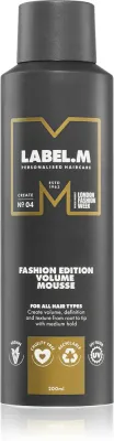 label.m Fashion Edition - Роскошная пена, придающая объем всем типам волос, 200 мл