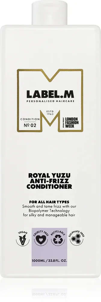 label.m Royal Yuzu - в контексте того, что это кондиционер для волос: кондиционер для непослушных и пушащихся волос, 1000 мл
