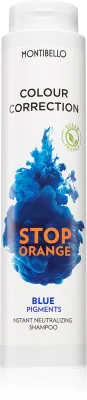 Montibello Colour Correction Stop Orange - шампунь для осветленных волос и блондинов, нейтрализующий рыжие оттенки, 300 мл