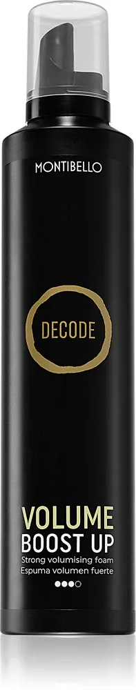 Montibello Decode Volume Boost Up - Пена для укладки с очень сильной фиксацией, 300 мл