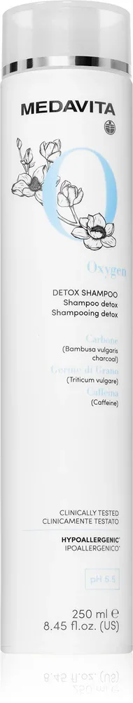 Medavita Oxygen Detox Shampoo - шампунь для очищения и детоксикации, 250 мл