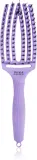 Плоская щётка для волос Olivia Garden Fingerbrush Bloom, гибкая головка, для всех типов волос, 1 шт Lavender — фото 1