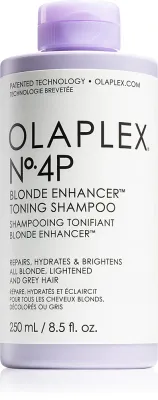 Olaplex N4P Blond Enhancer Toning Shampoo - фиолетовый тонирующий шампунь, нейтрализующий желтоватые оттенки, 250 мл