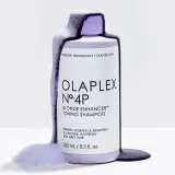 Olaplex N4P Blond Enhancer Toning Shampoo - фиолетовый тонирующий шампунь, нейтрализующий желтоватые оттенки, 250 мл — фото 2