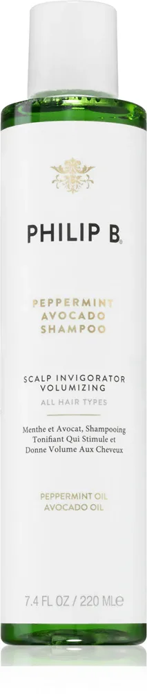 Шампунь для волос Philip B. Peppermint Avocado очищающий, для всех типов волос