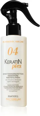 Термозащитное средство для волос Phytorelax Laboratories Keratin Plex питательное, для сияния, 180 мл