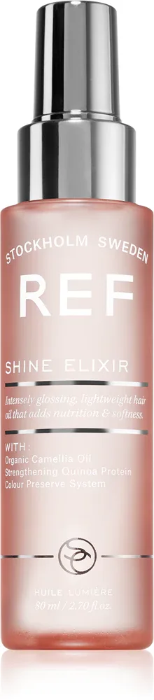 REF Shine Elixir - Эликсир, придающий блеск и мягкость волосам, 80 мл