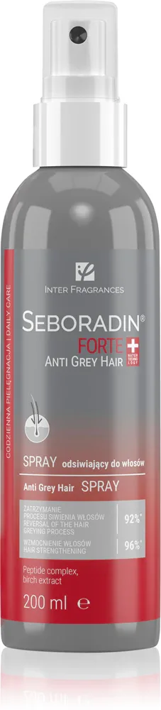 Seboradin Forte - Спрей против появления седины на волосах, 200 мл