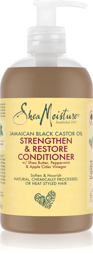 Shea Moisture Jamaican Black Castor Oil Strengthen & Restore - в контексте того, что это кондиционер для волос: укрепляющий и восстанавливающий шампунь для уставших волос и кожи головы, 384 мл