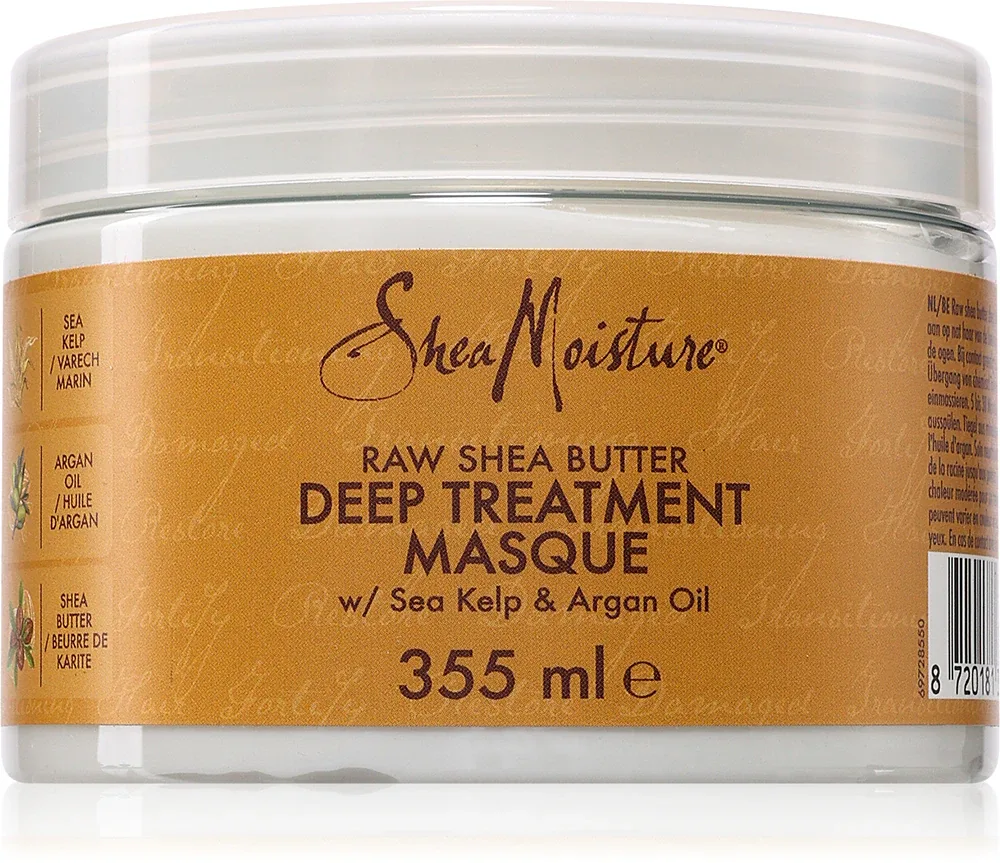 Shea Moisture Raw Shea Butter - Маска глубокого питания для волос, 355 мл