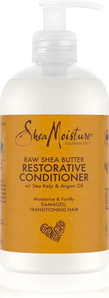 Shea Moisture Raw Shea Butter - восстанавливающий кондиционер, 384 мл