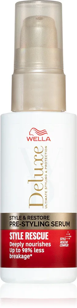 Wella Deluxe Style & Restore - Укрепляющая сыворотка для волос, 50 мл