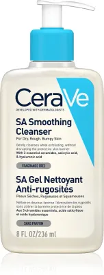 CeraVe Cleansers SA Smoothing Cleanser - Гель для очищения и смягчения кожи для нормальной и сухой