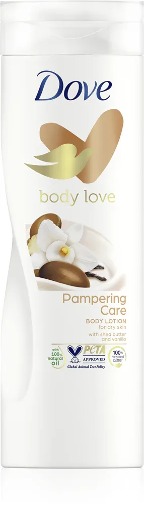 Dove Purely Pampering Shea Butter - Питательное молочко для тела masło shea i wanilia, 400 мл