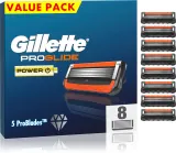 Кассеты сменные для бритвы Gillette ProGlide Power 5 лезвий, с увлажняющей полоской, 4 шт — фото 1