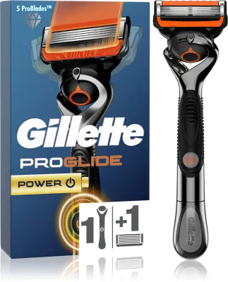 Бритвенный станок Gillette ProGlide Power с триммером, на батарейке, 1 шт