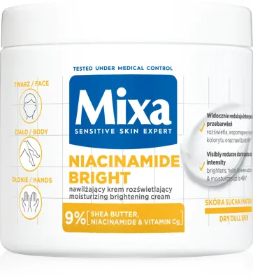 Mixa Niacinamide Bright multifunkcyjny krem - Крем интенсивного увлажнения против пигментации, 400 мл