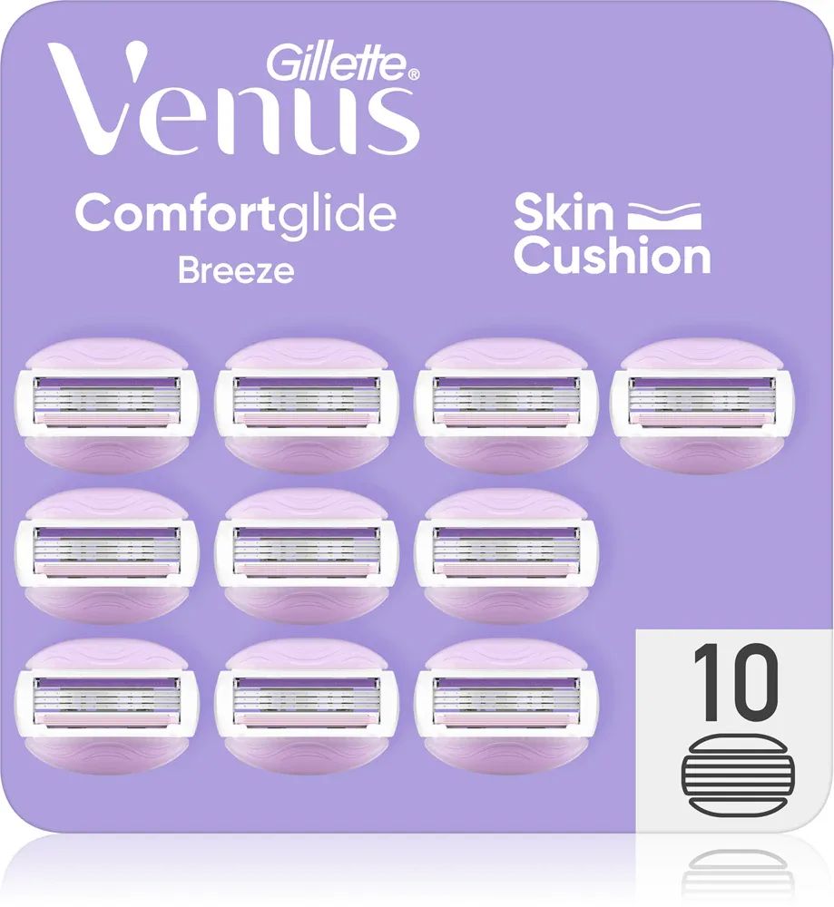 Gillette Venus ComfortGlide Breeze - Запасные лезвия, 10 шт