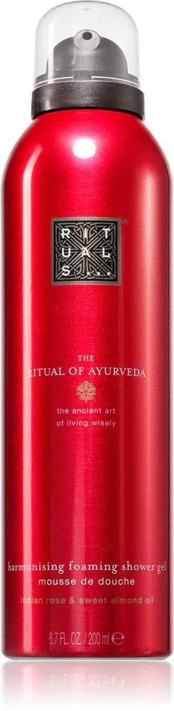 Пенка для душа RITUALS The Ritual Of Ayurveda с миндальным маслом и розой, 200 мл