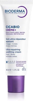 Bioderma Cicabio Creme+ - Крем для лица для ухода и восстановления, предназначенный для лечения шрамов, 40 мл