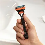 Бритва мужская Gillette Fusion5 5 лезвий, с точным триммером, 11 шт — фото 2