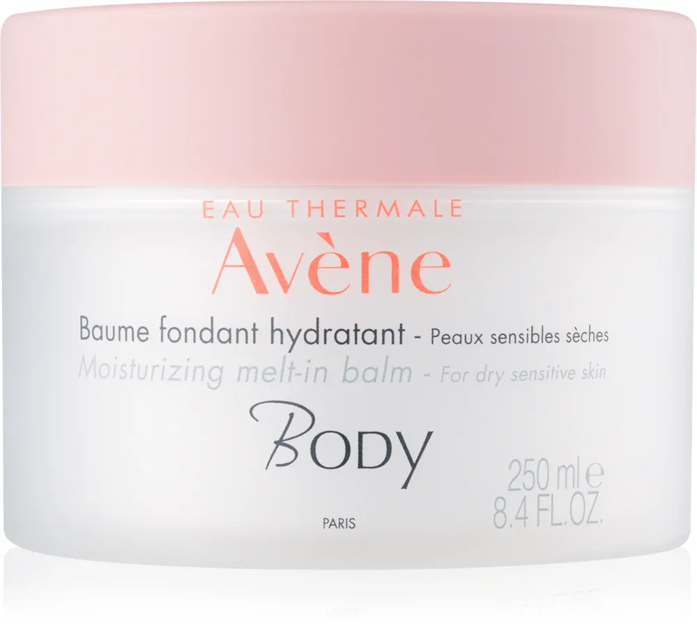 Avene Body Moisturizing Melt-in Balm - Увлажняющий бальзам для тела для сухой и чувствительной кожи, 250 мл