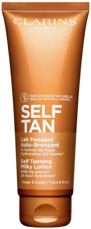 Clarins Self Tan Milky Lotion - Молочко для тела и лица с самозагаром, 125 мл